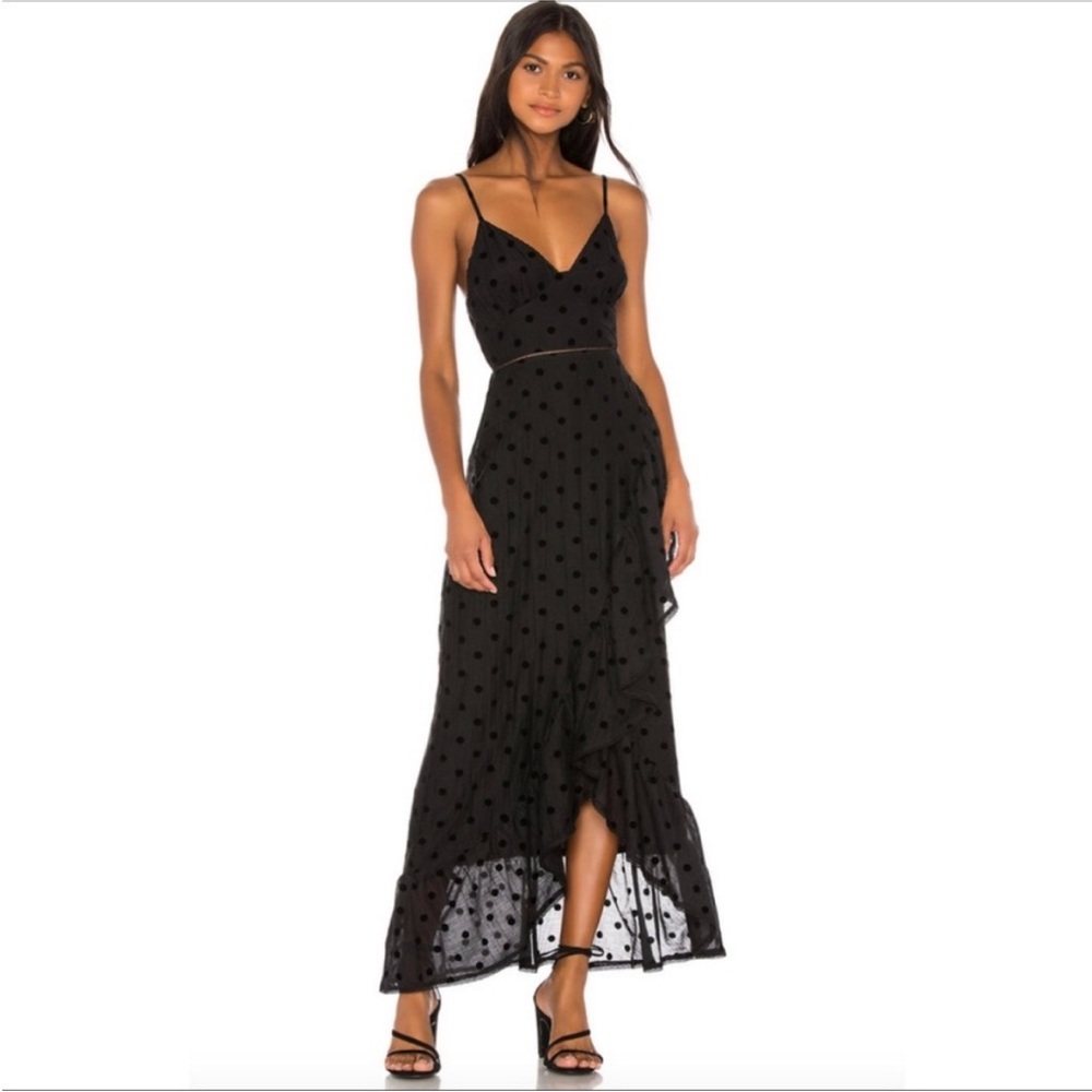 Tularosa maxi black dress